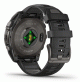 fenix 8 – 47 mm, AMOLED - Sapphire, Carbon grey DLC titanium with Black/pebble grey silicone band - 010-02904-21 - Garmin